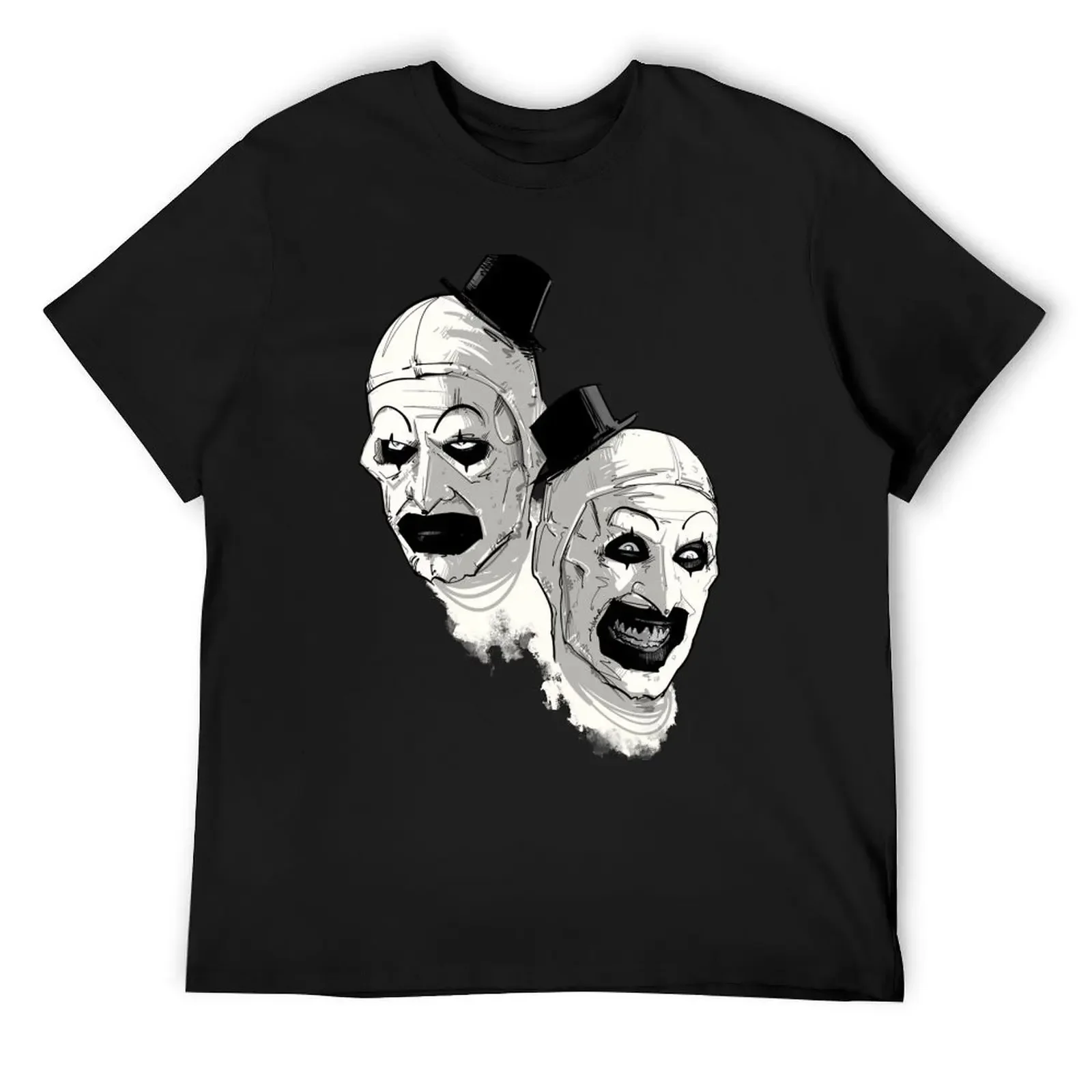 

Comedy Tragedy T-Shirt plus size tops street wear new edition Short sleeve tee mens t shirt graphic