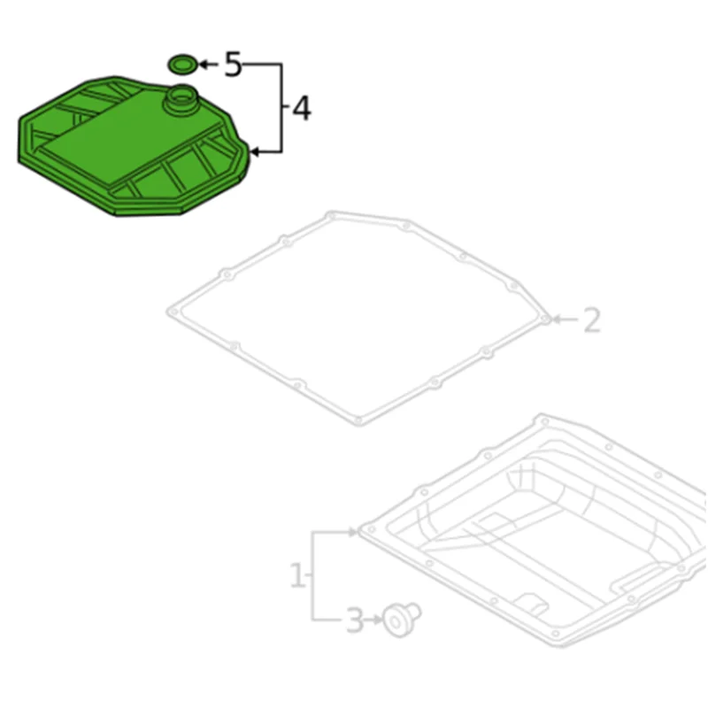 

A60E-1 Piece 9A731718900 Transmission Filter Oil Filter Oil Pan Gasket Replacement Parts For Porsche Panamera