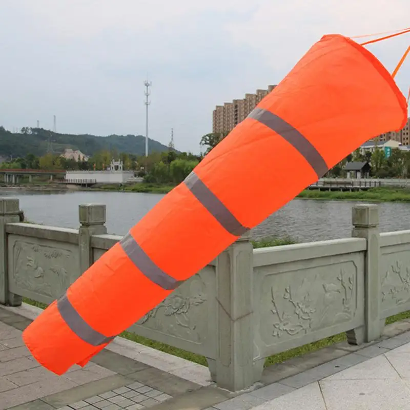 

1.5m Wind Sock Reflective Fluorescence Waterproof Garden Yard Rooftop Wind Sleeve Outdoor Weather Vane Bag Easy Fly Kids Toys