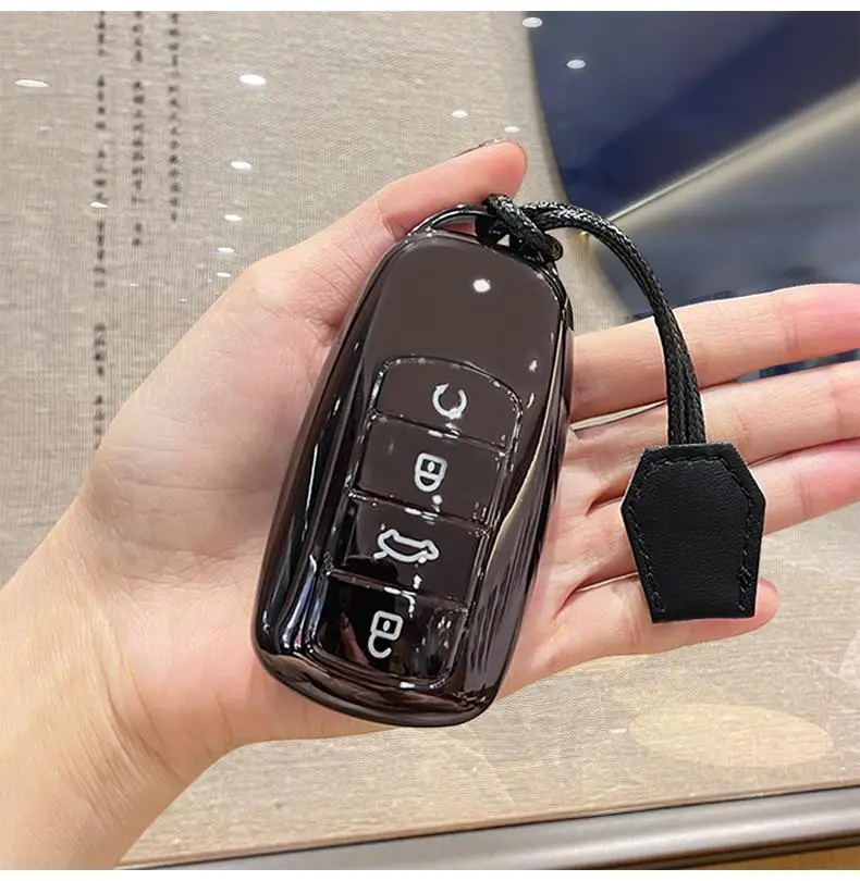 

Fashion TPU Car Key Case Cover for Chery Tiggo 8 Pro Tiggo 8plus New 5 Plus 7pro Omoda 5 Car Key Protector Shell Fob Accessories