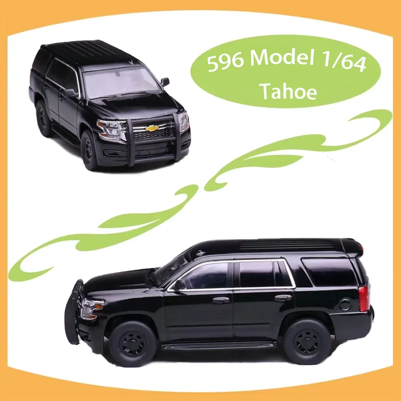 596 Model 1/64 Scale Tahoe Diecast Alloy Model Car Static Collection Decorated Holiday Gifts Toys