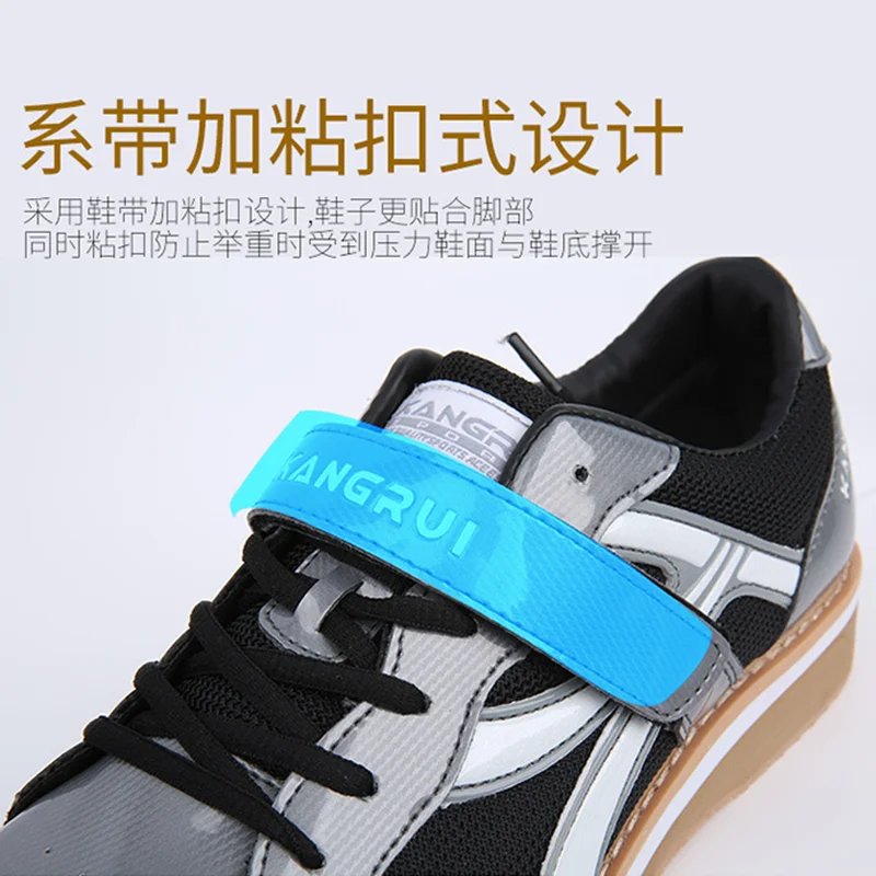 Professional Weight Lifting Shoes Men Women White Gray Gym Shoe Couples Breathable Squat Hard Pull Shoes Unisex Size 35-46