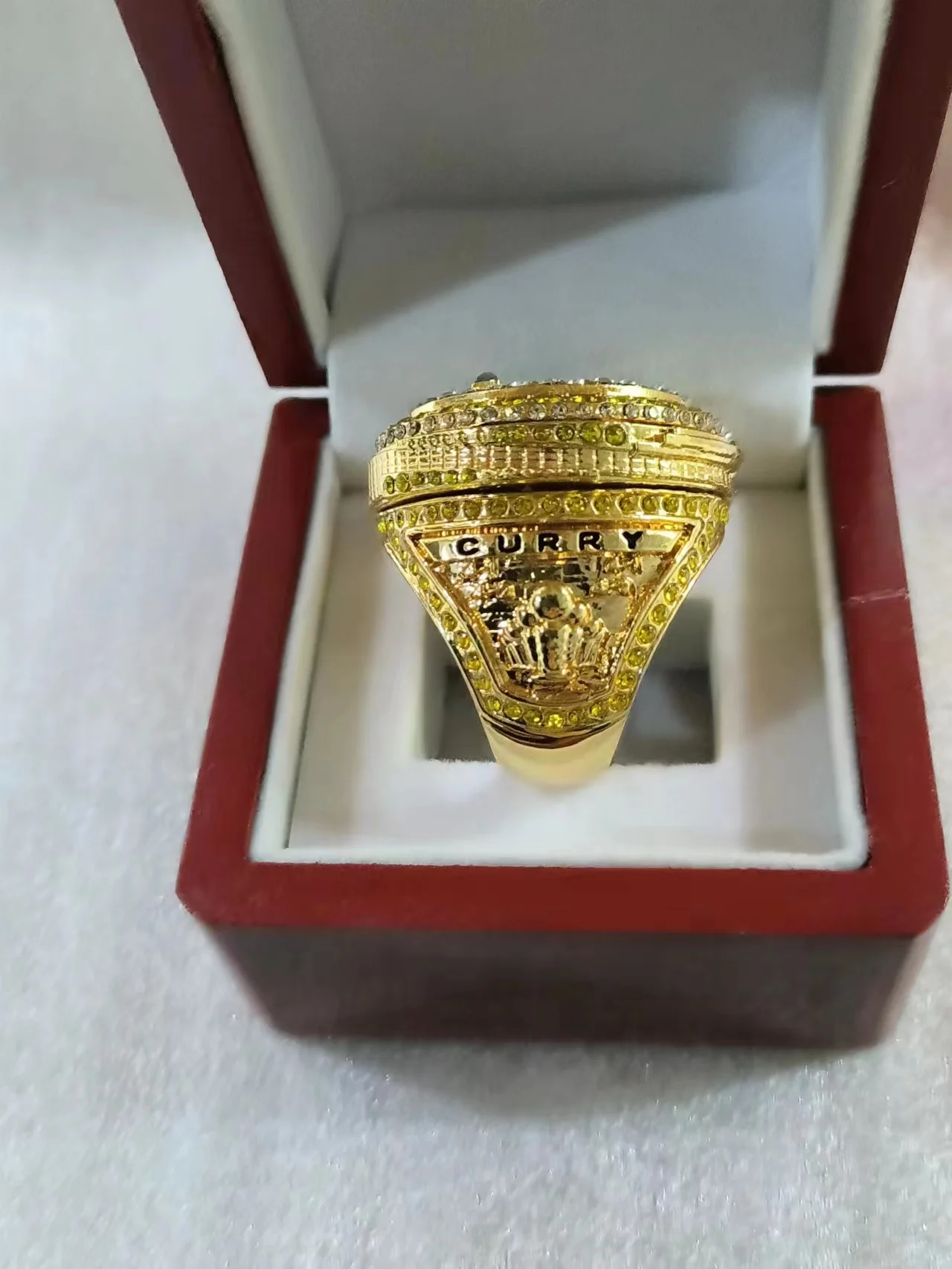 2022 championship ring, Curry MVP, fan gift, student commemoration, handmade