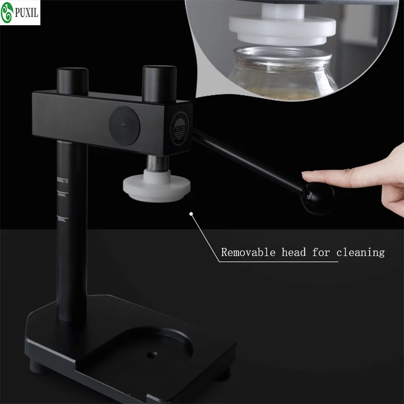 Sellador de botellas comercial, máquina Manual de sellado de latas, envasador de refrescos y alimentos para mascotas, latas desechables con botella de 100 Uds.