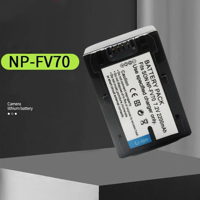 NP-FV70 NPFV70 2200mAh Camera Battery For Sony FV70 FP50 FH50 FH70 FH60 FH100 HDR-CX170 HDR-CX300 CX170 USB Battery Charger