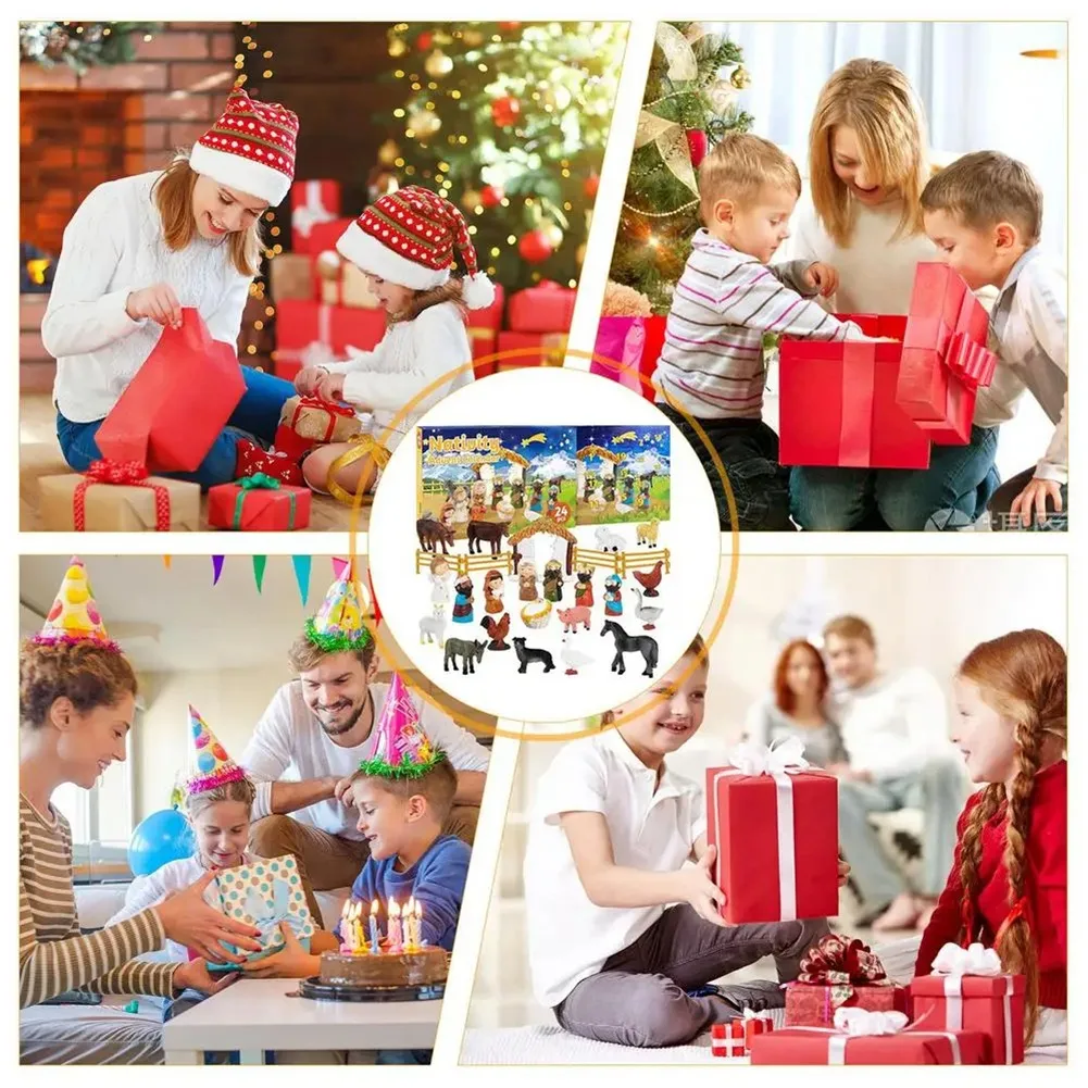 

PZHI-Христианские Advents Календарь Религиозные Рождественские Сцени Календарь Рождественские Сцени Набор Календаров Рождества Для Детей Мальчиков