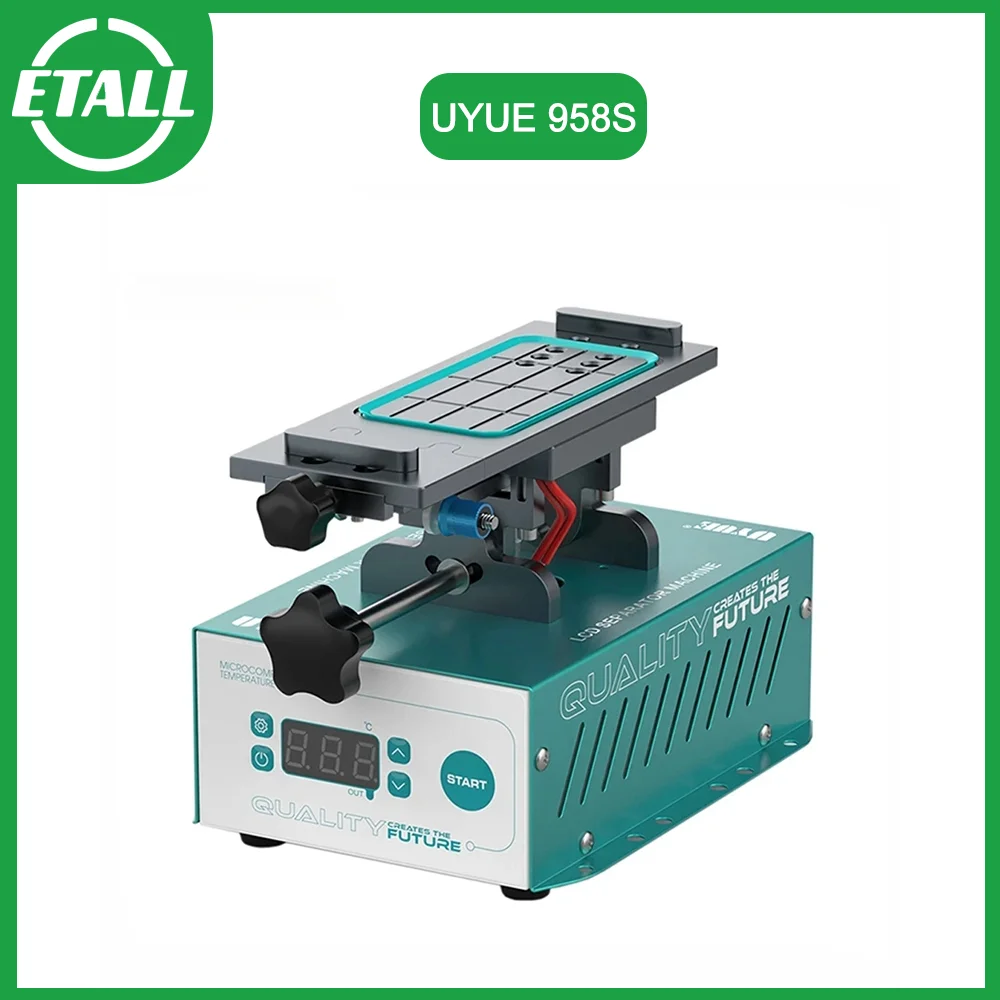 

UYUE 958S Vacuum Separator Machine Auto Heating Platform For Cellphone Touch Screen OCA Lamination Glass Separate Repair Device