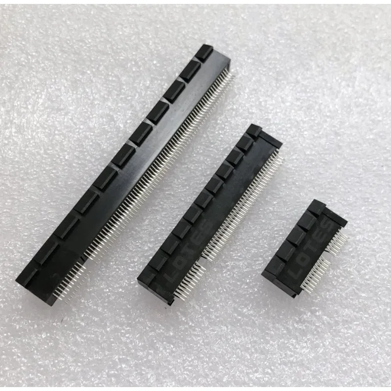 5PCS 10PCS Brand New PCI-E Connector, 36P/64P/98P/164P, Clamp-type Graphics Card Slot, 1X/8X/16X, 2-Row Pin SMT PCIe Socket