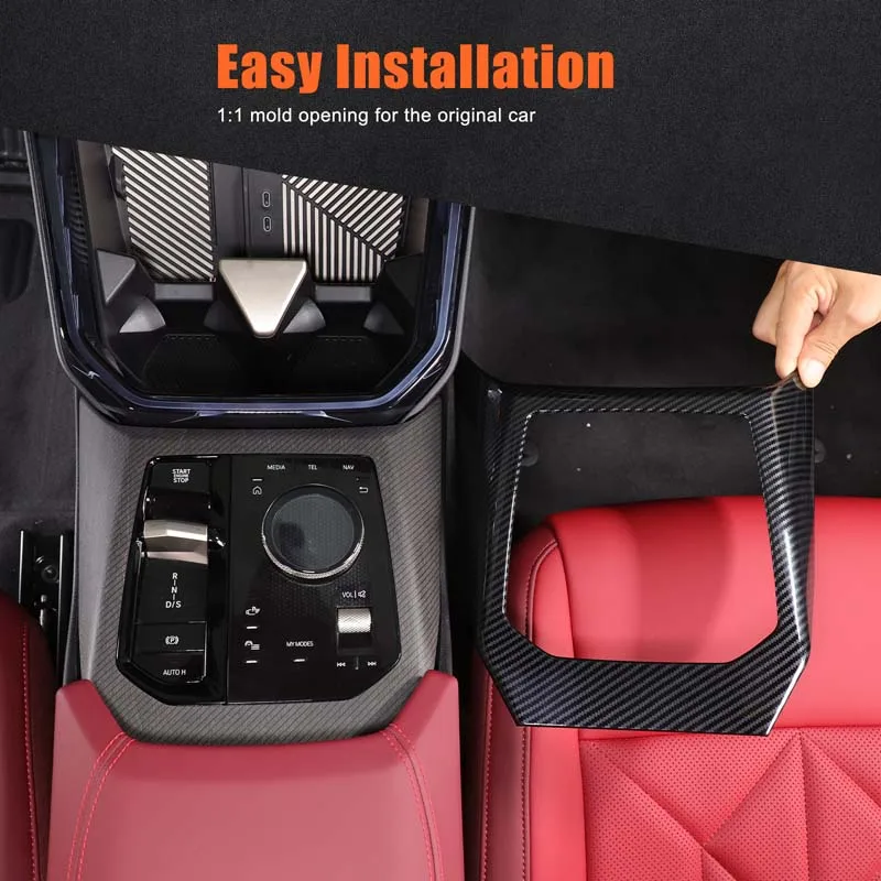 

metyoucar For BMW X3 G45 2025-26 ABS Carbon Fiber Car Center Console Gear Shift Panel Frame Cover Trim Interior Car Accessories