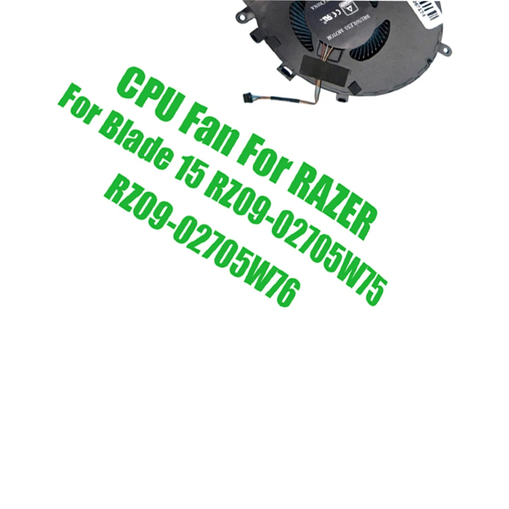 For RAZER For Blade 15 RZ09-02705W75 RZ09-02705W76 DC5V 0.5A Replacement Laptop CPU Fan