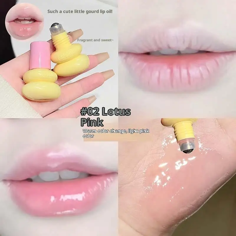 Cappuvini Błyszczyk do ust z przezroczystego szkła, efekt lustra, nawilżający, powiększający usta, długotrwały, odżywczy olejek do ust, szminka, nieklejący się tint do ust, makijaż