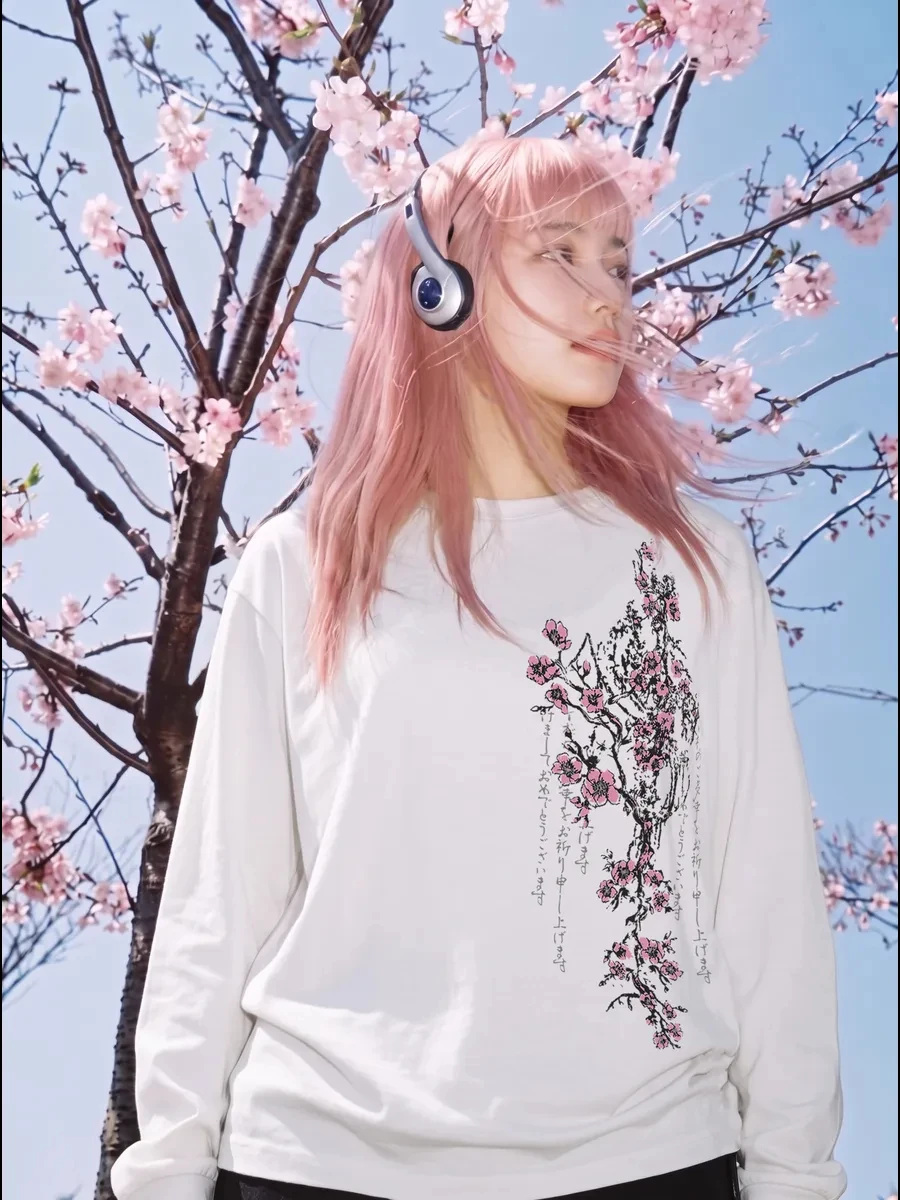 New women's high-quality long sleeved top with fashionable printed loose fit, a must-have for all seasons.
