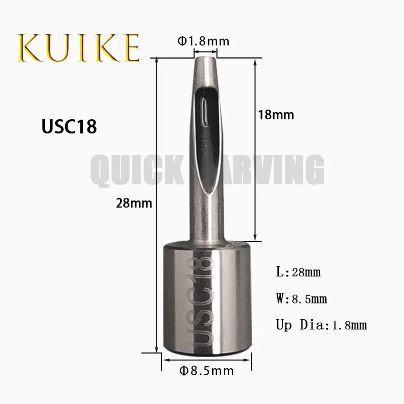 10PCS EMMA Punching Knife 28mm USC Hole Punching Cutting Machine Accessories HSS Punch Bit Leather Punching for Perforated Cut