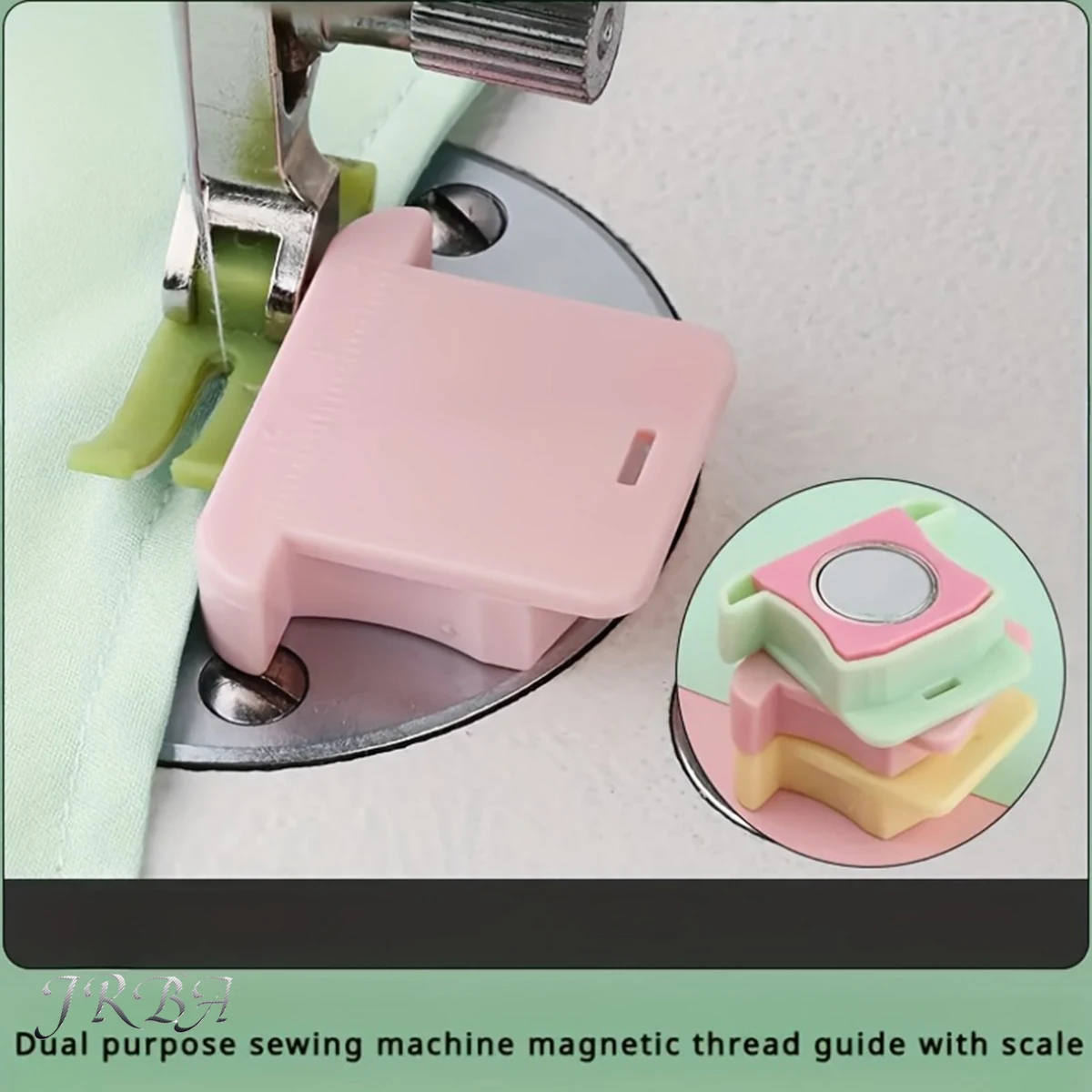1pcs GP30 Strong Magnetic Sewing Guide Ruler, Sewing Machine Accessories, Alignment Tool, Random Color image 5