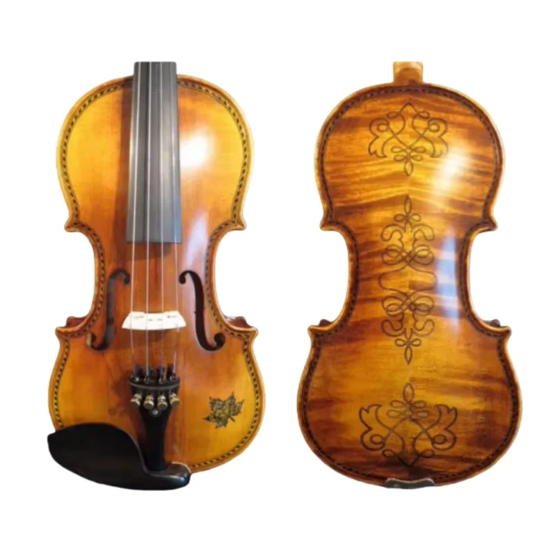 Strad style SONG Brand Maestro drawedinlay violin 3/4  good sound