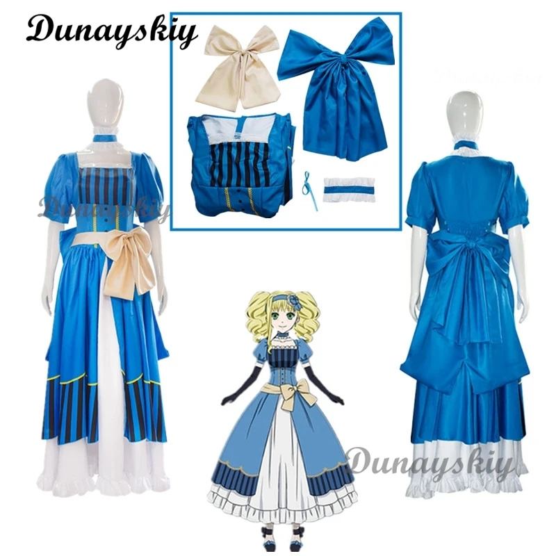 Anime Cosplay Black Butler Costume Elizabeth Ethel Cordelia Midford Cosplay Dress Elizabeth Uniform Halloween Outfit for Women