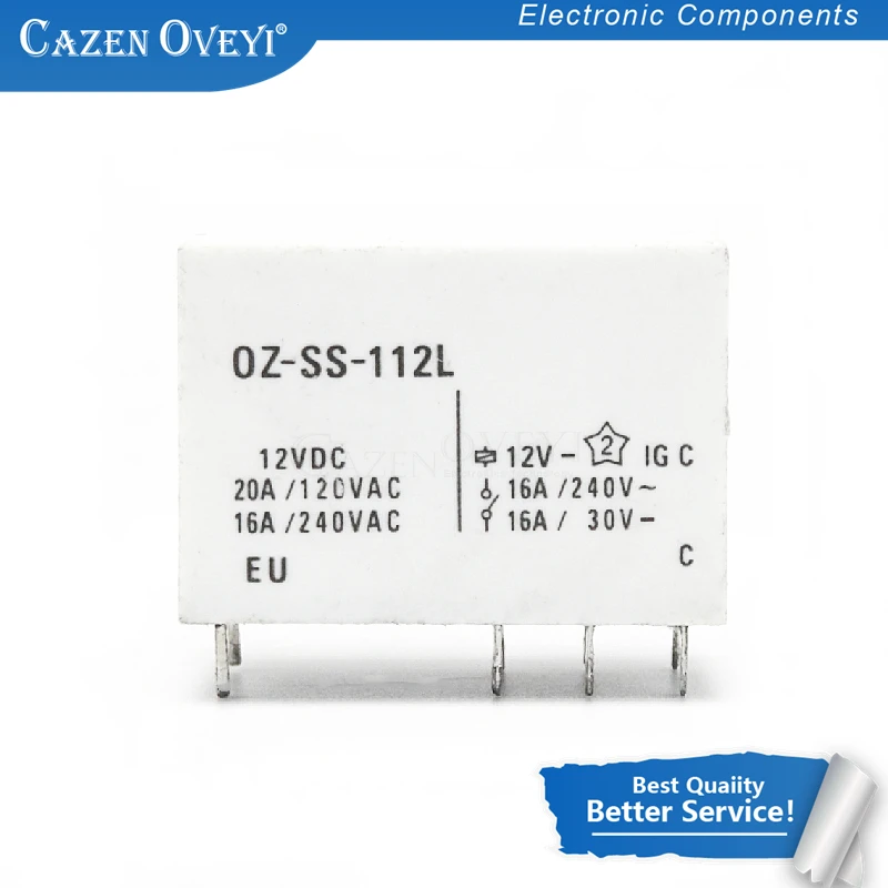 1 шт. OZ-SS-112L OZ SS 112L 12 В постоянного тока 12 В OZ-SS-112L1 16 А 1 шт. OZ-SS-112L OZ SS 112L 12 В постоянного тока 12 В OZ-SS-112L1 16 А