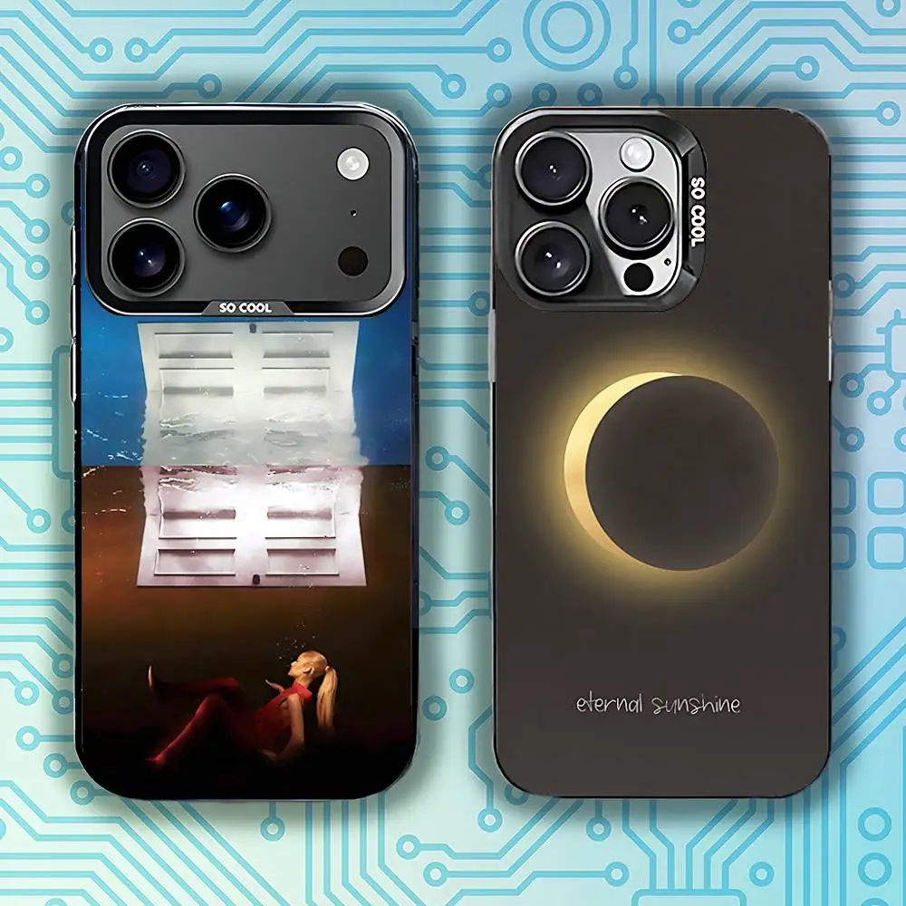 

Eternal Sunshine A-Arianas SINGER Phone Case For iPhone 17,16,15,14,13,12,11,Pro,Max,Plus,E,Air,Mini Black Tpu Cover