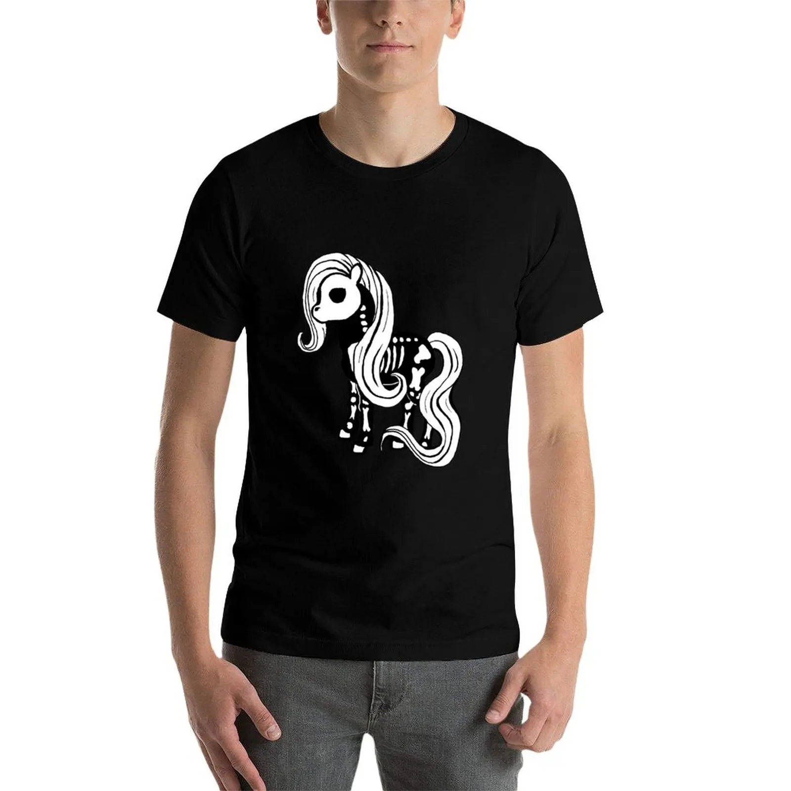 

Anatomy Beastie: My Little Skeleton Pony T-Shirt man t shirts for men casual cotton tshirt 100% man t shirt luxury T-Shirt