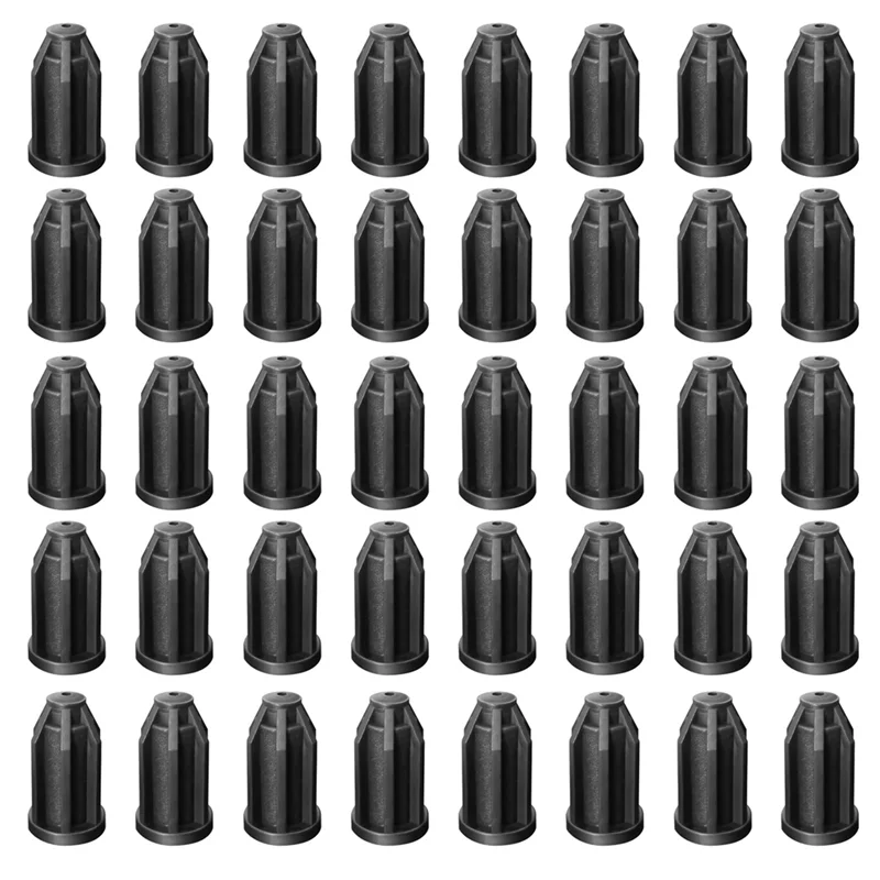 [NEW!A08R】 Chair Caster Wheel Stem Plastic Sleeve, Socket Insert, 40Pcs, Round Style, 1