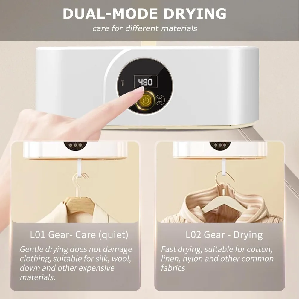 Portable Clothes Dryers Are Suitable for Laundry Rooms in Apartments Travel Hotels Guest Rooms