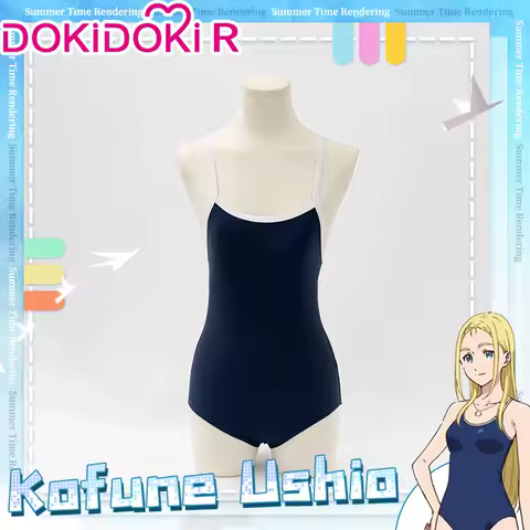DokiDoki-R Anime Summer Time Rendering Kofune Ushio Cosplay Wig Blond wig Summer Time Rendering Kofune Ushio Costume Plus Size