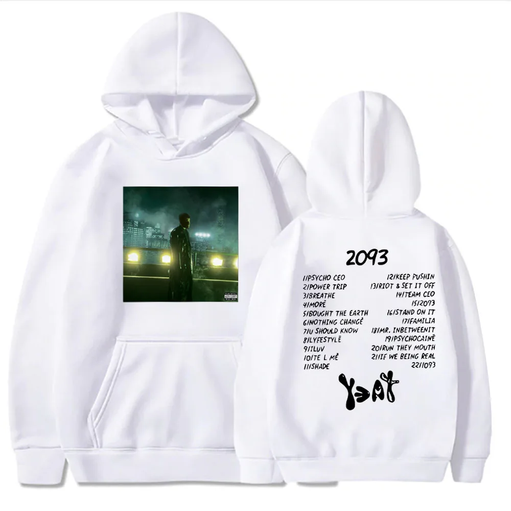 Yeat 2093 Hoodie Yeat Music Album Hoodie Gift for Yeat Fan Yeat Merch Pullover Tops Streetwear Unisex