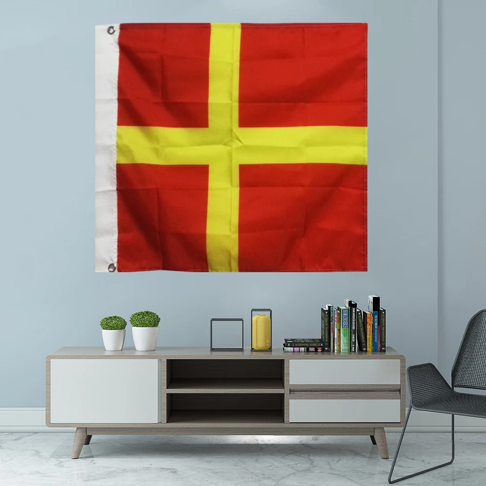 

Sweden Flag Skanska Flag 3X3FT 90X90CM Banner brass metal holes