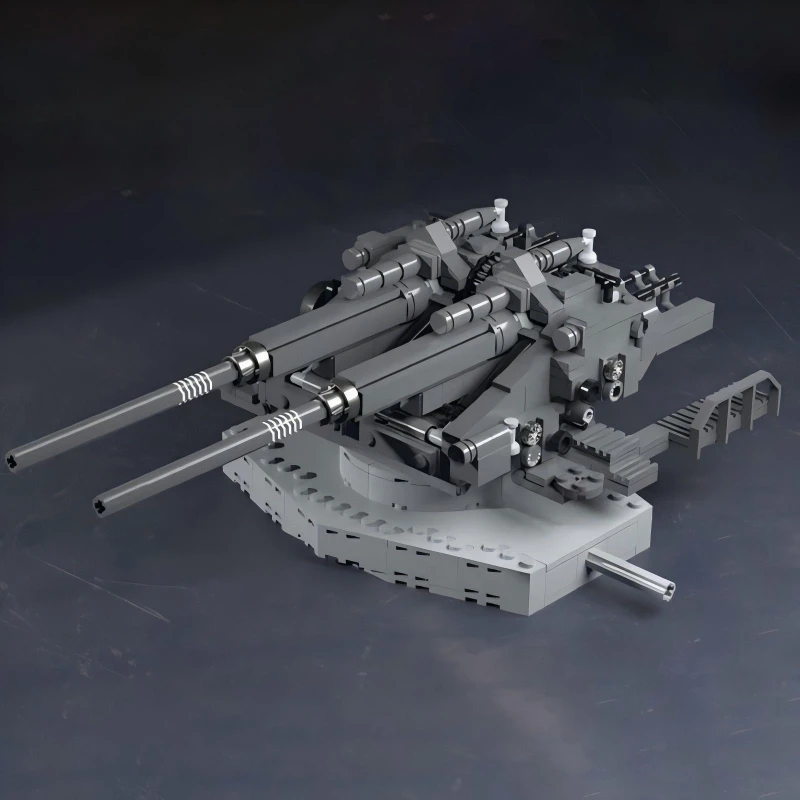 WW2 سلسلة عسكرية الألمانية دبابات المدمرة بنة MOC المزدوجة المضادة للطائرات بندقية IIB الغواصة نموذج الاطفال تجميع اللعب هدية