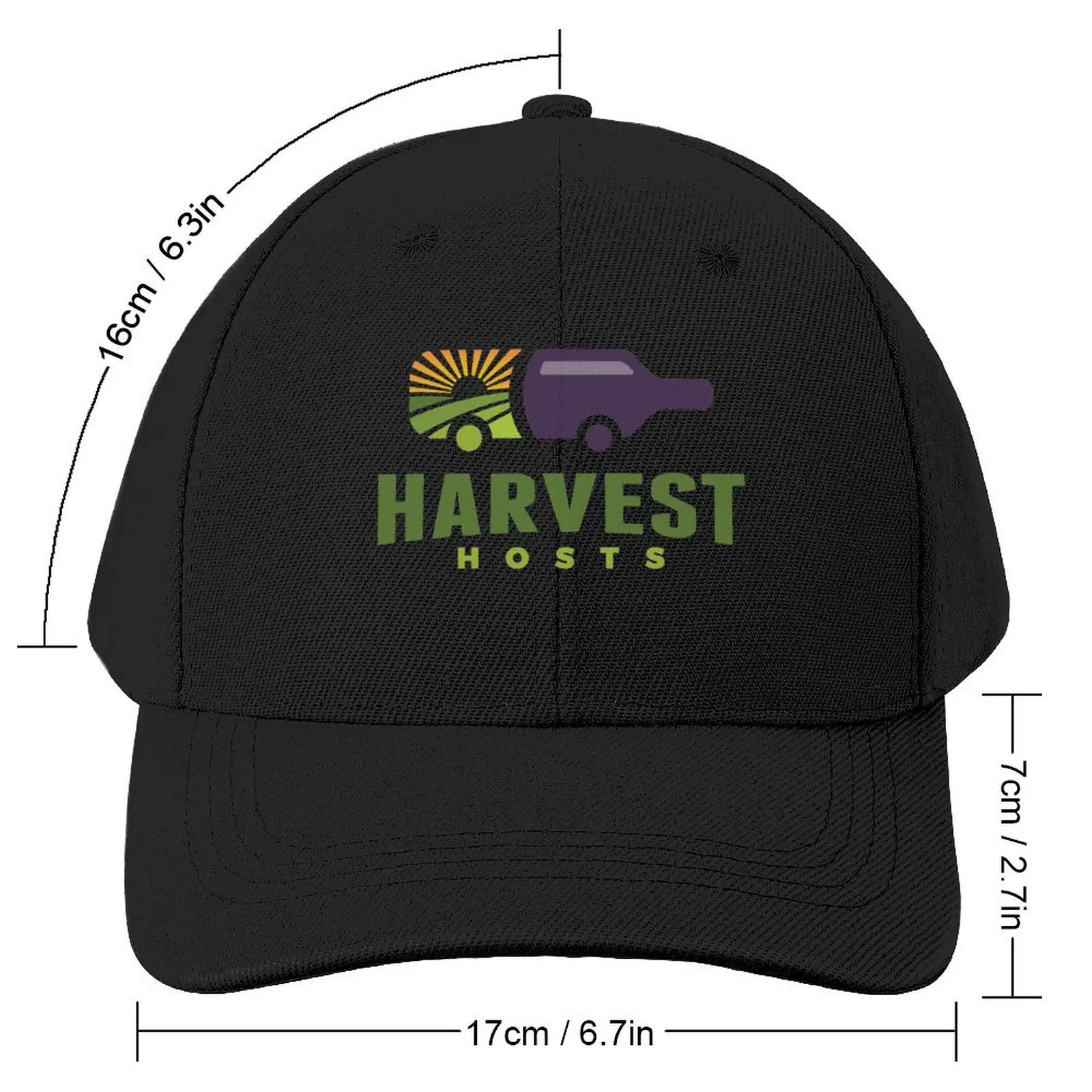 Harvest Hosts Baseball Cap fishing hat Military Cap Man custom Hat Men Caps Women's