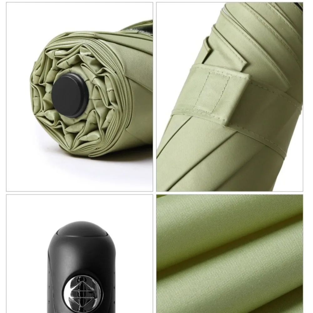 

Утолщенный автоматический зонт, УФ-солнце, защита двойного назначения, зонт от солнца и дождя, складной зонт UPF50 +, активный отдых на свежем воздухе