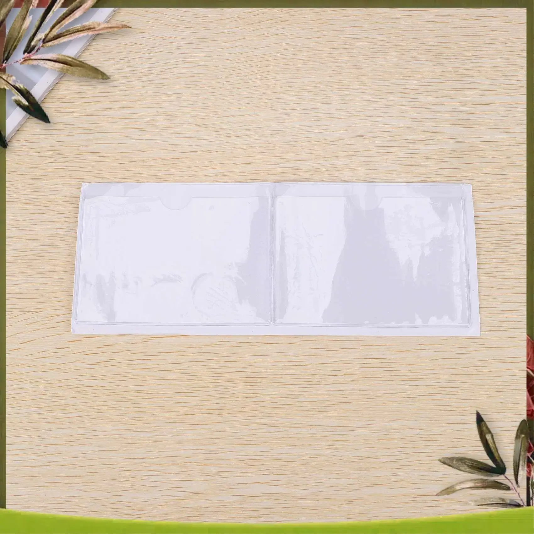 New-60 Pack 3.5 X 4.7 Inches Self-Adhesive Label Holder Card Pockets Label Holder Clear Plastic Library Card Holder