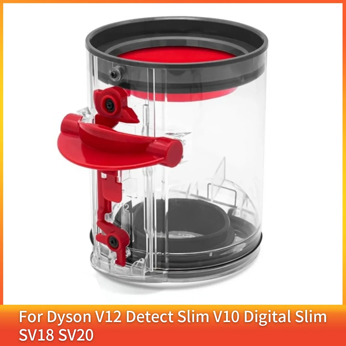 Контейнер для пыли для беспроводных пылесосов Dyson V12 Detect Slim, V10 Digital Slim, SV18, SV20, сменные запчасти для канистры