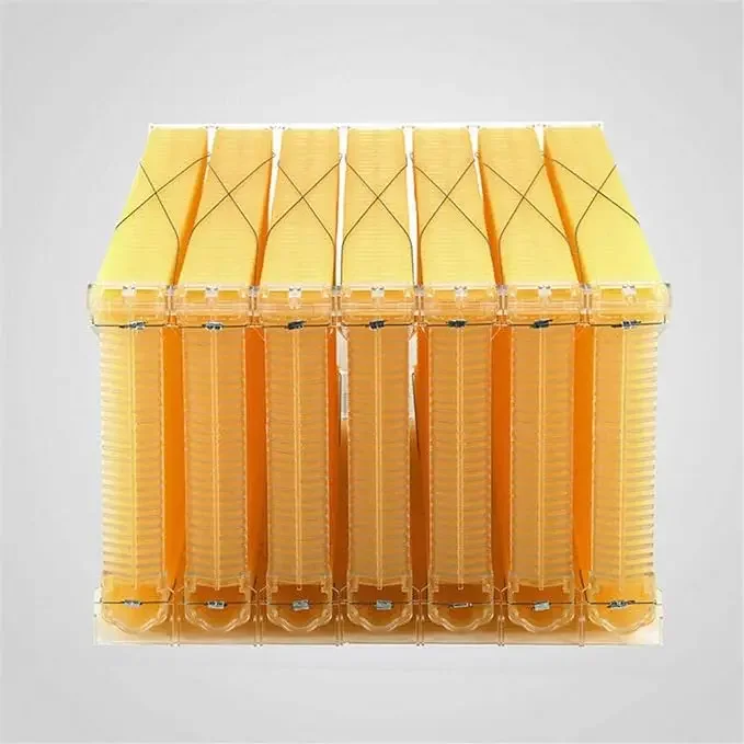 Automatic Self-Flowing Honey 7 Bee Hive Frames Set Apiculture Equipment Beekeeping Tool