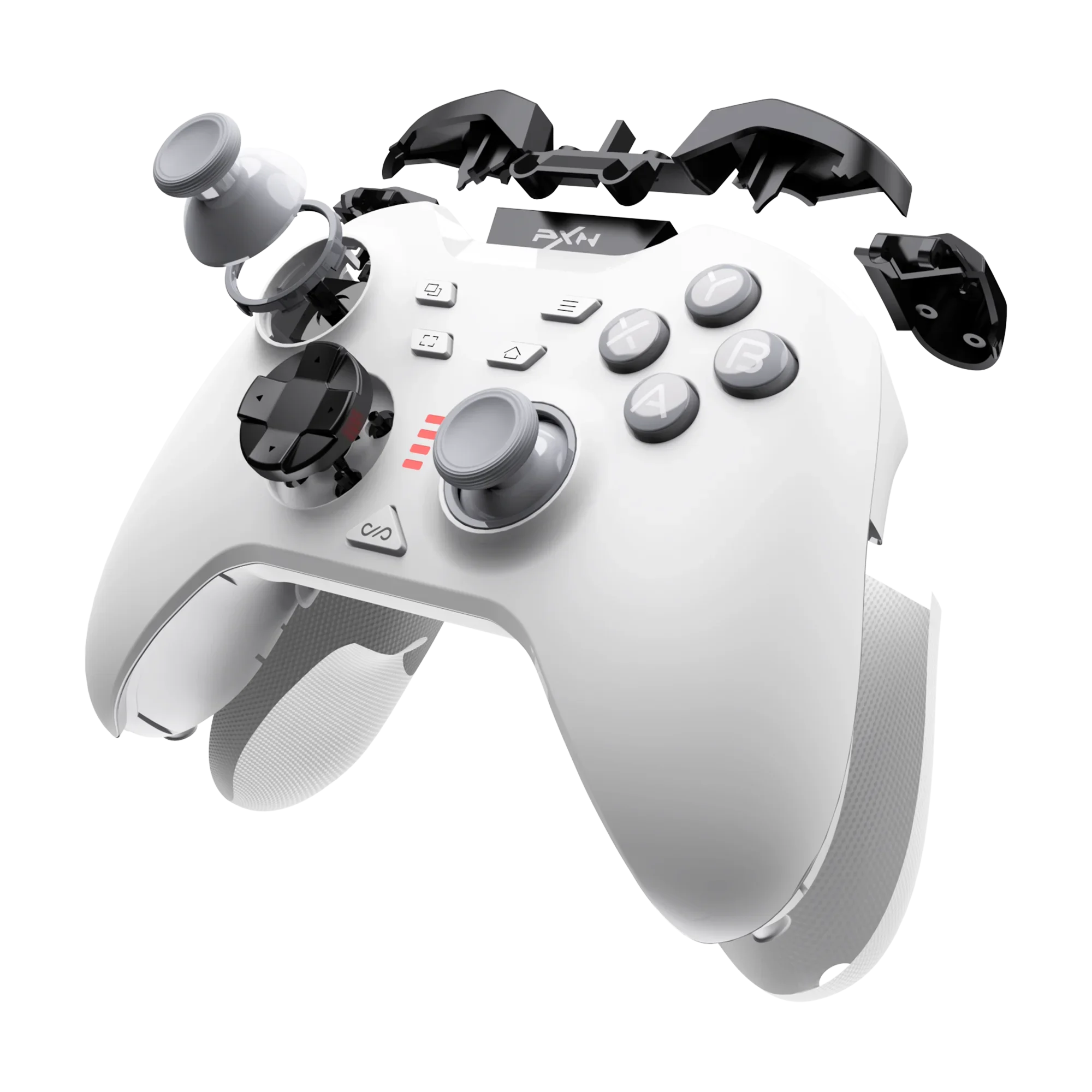 PXN P5 Bluetooth Gamepad 1000Hz Hall Trigger Rocker Tri-Mode Batteria a lunga durata Ergonomia Flagship per Switch PC Android IOS