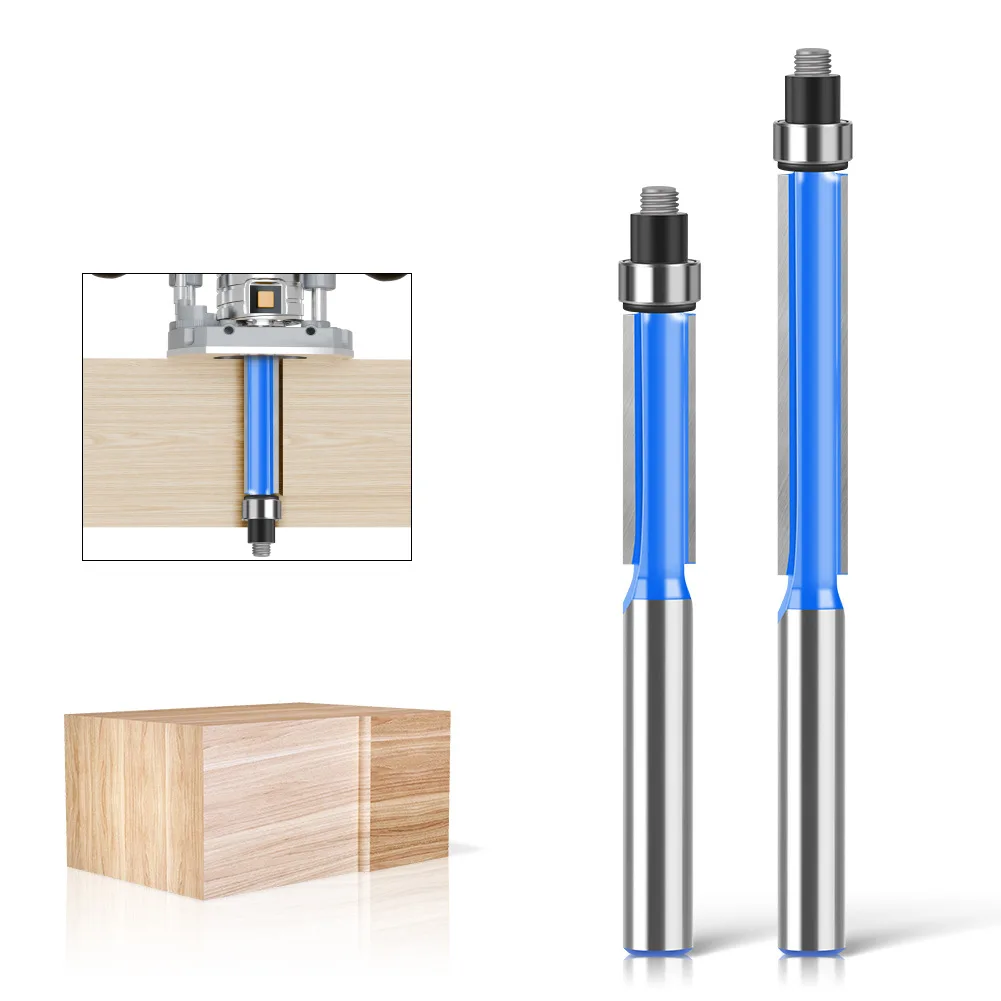 

Фреза для деревообработки с хвостовиком 6 мм, твердосплавная, для ЧПУ, для гладкой обработки кромки дверей шкафов