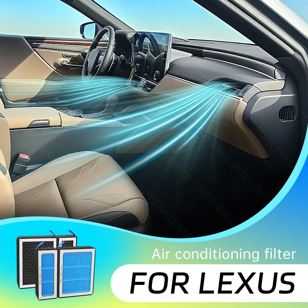 

Для Lexus ES250 ES350 ES300h NX250 NX350 RX350 RX450h TX350 UX250h автомобильный воздушный фильтр, сменный комплект для кондиционера, автомобильные аксессуары