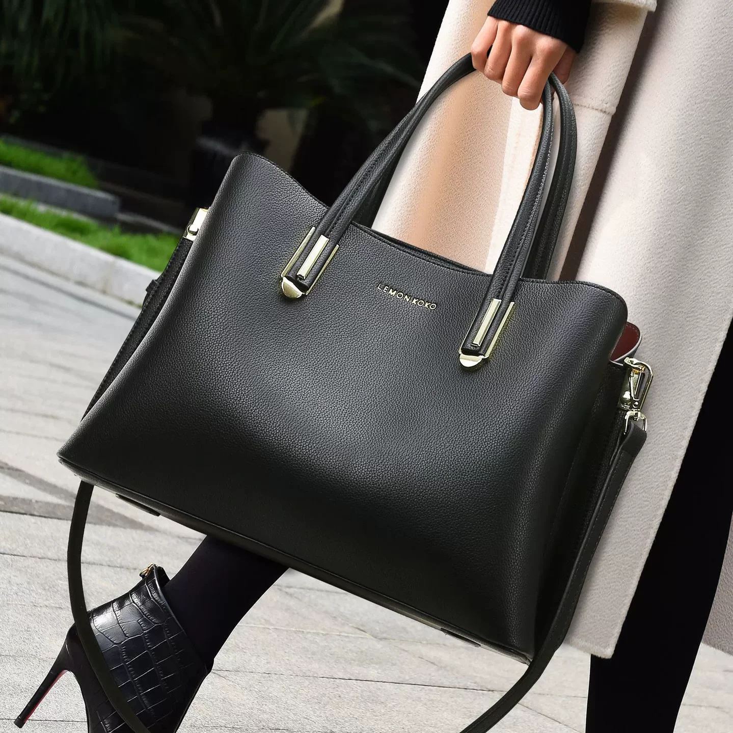 حقيبة يد ذات سعة كبيرة للنساء - حقيبة أمي بكتف واحد بتصميم جديد، حقيبة ركاب عصرية للنساء في منتصف العمر #2