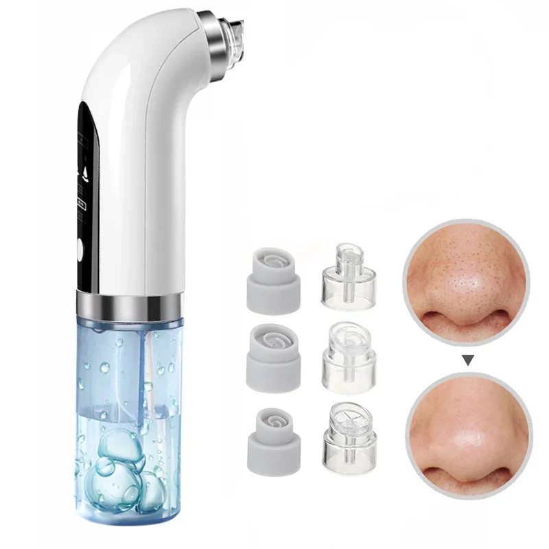 ใหม่ไฟฟ้า Blackhead Remover Pore สูญญากาศทําความสะอาดใบหน้าสิว Black Head Removal USB ชาร์จน้ํารอบเครื่องมือทําความสะอาด