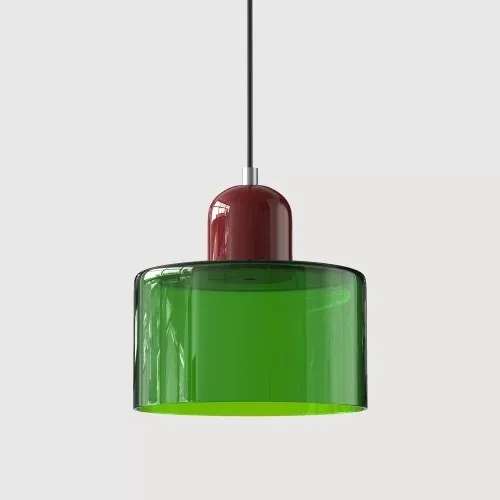 Europese Retro Glazen LED-hanglampen Slaapkamer Hoofdeinde hanglamp Restaurant Bar Koffieshop Bar Verlichtingsarmaturen