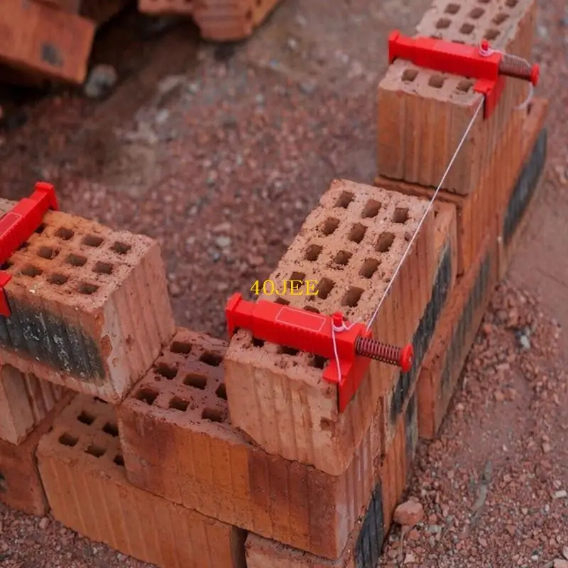 

40je 2pcs Brick Liner Runner Fixers Fixers кирпичные линии зажимы съемки