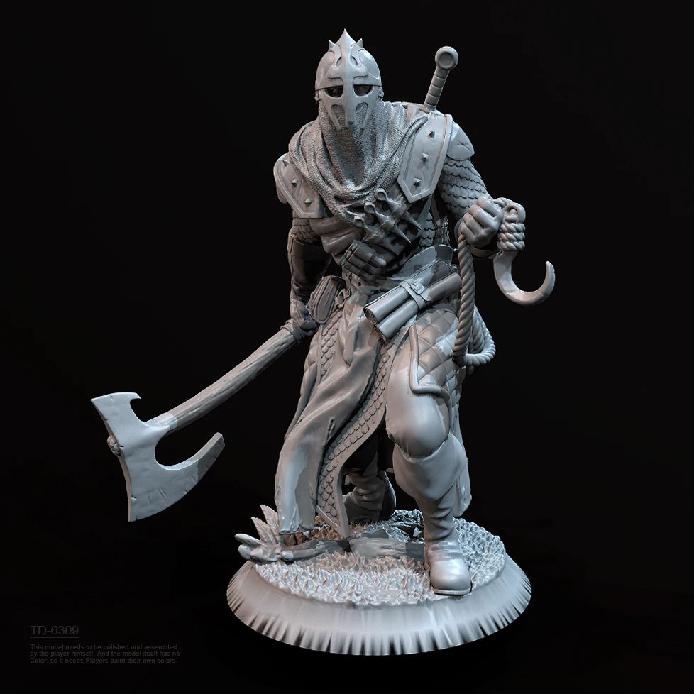 50mm 75mm Resin Soldier model kits figure colorless and self-assembled （3D Printing ） TD-6309/3D