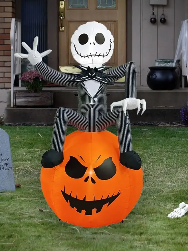 

Halloween decorative pumpkin lanterns ornament props outdoor inflatable ornaments outdoor theme scene arrangement stacking skull