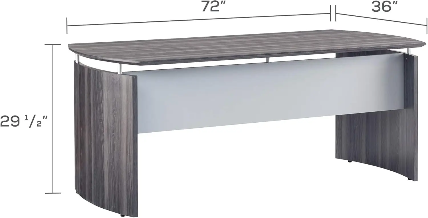 Mnd72S Medina Curved End Desk, 72