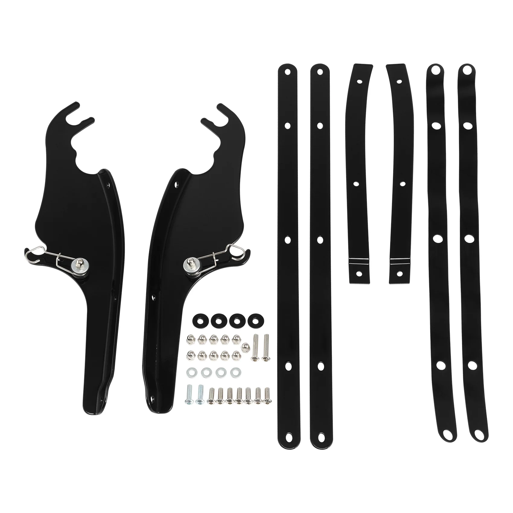 Motorcycle Windscreen Windshield Mounting Bracket Kit For Harley FL Softail Models FLST FLSTC FLSTF FLSTFB 2000-2017