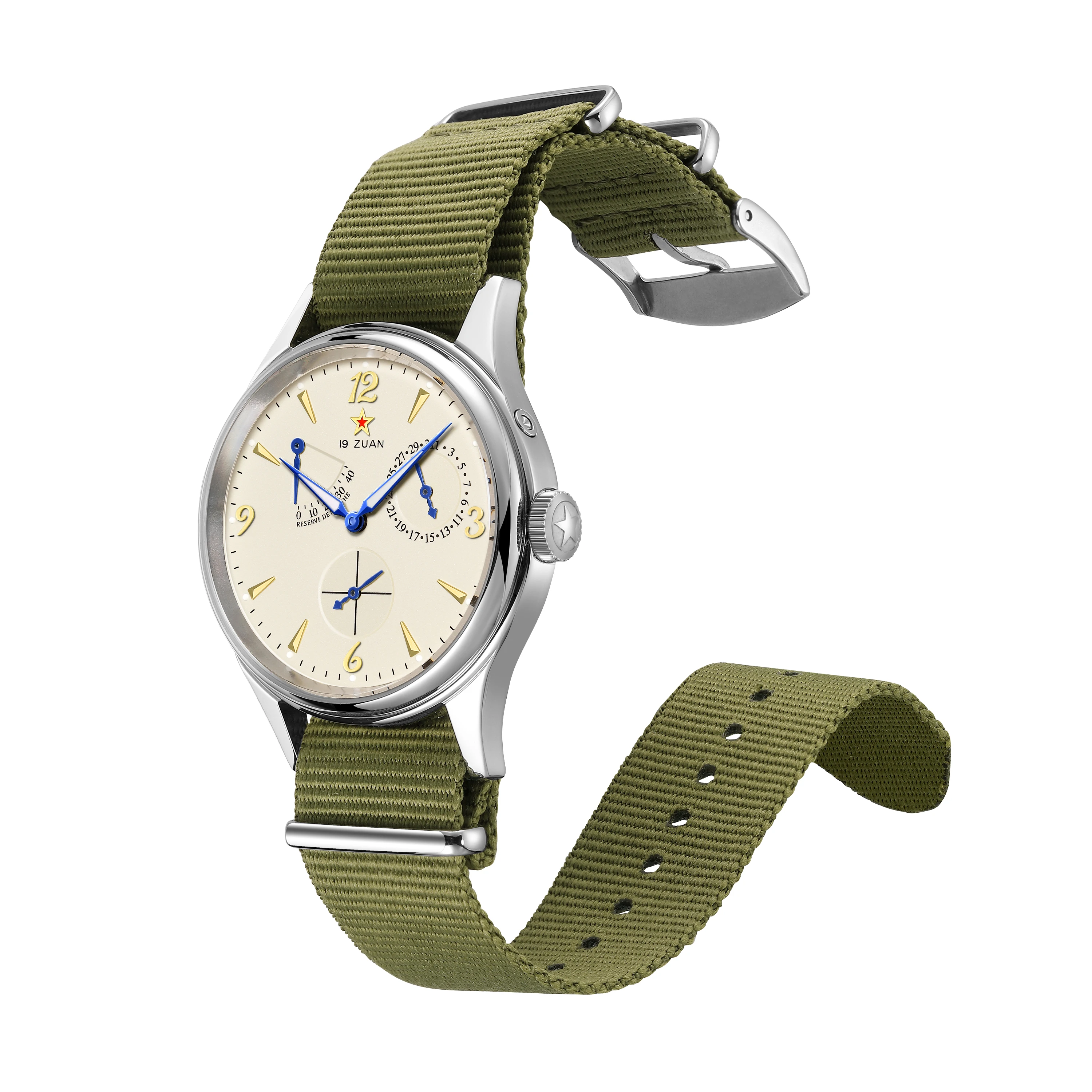 New Seagull 1963 watches ST1780 Movement 40mm Pilot Watch of Men Automatic Mechanial Wrist Waterpoorf Retro with 19 zuan 5ATM