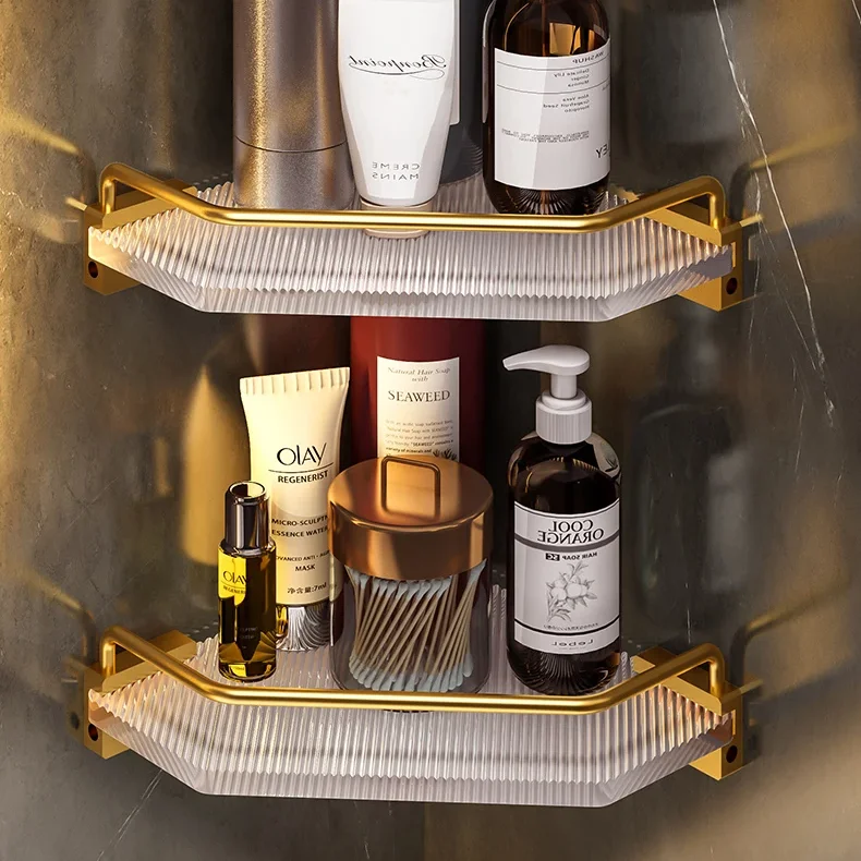 

Набор аксессуаров для ванной комнаты, вешалка для полотенец из акрила + алюминиевого сплава, полка, настенный держатель для туалетной бумаги, крючок для одежды 31000