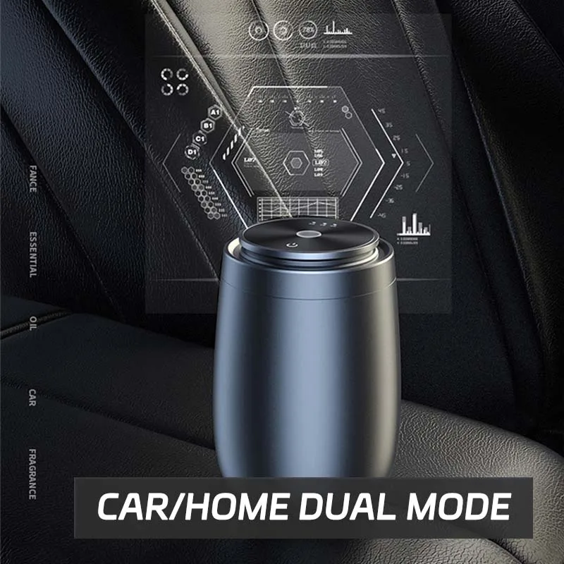 เครื่องพ่นกลิ่นหอมอัจฉริยะสำหรับห้องน้ำหอมปรับอากาศในรถยนต์เครื่องพ่นกลิ่นแบบชาร์จ USB