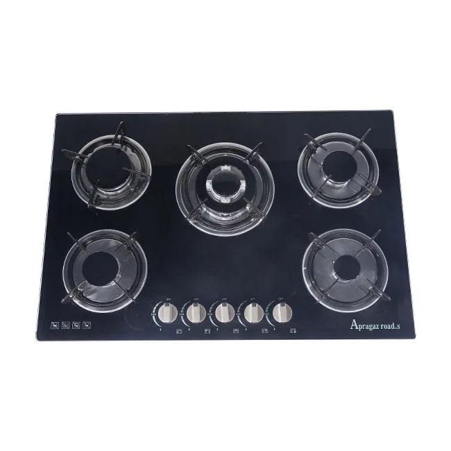 Best Manufacturers' Smart Cooktops in China Reasonably Priced 5-Burner Gas Stove Counter Top Built Gas Cooker/Apparatus