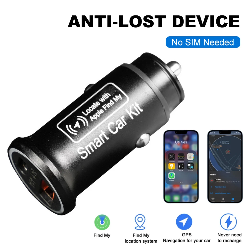 

Universal OBD GPS Tracker For iPhone iPad Anti-Lost Car GPS Locator For Find My App Cigarette Lighter Locator GPS Accessories